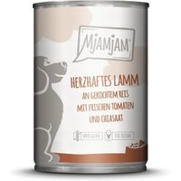 MjAMjAM Nassfutter Hund Adult Lamm an gekochtem Reis mit frischen Tomaten und Chiasaat 6x400 g