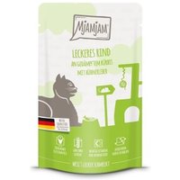 MjAMjAM Nassfutter Katze Adult, Quetschie, Rind und Kürbis 12x125 g