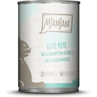 MjAMjAM Nassfutter Katze Adult 6x400 g Pute