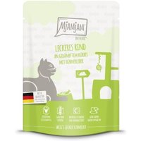 MjAMjAM Nassfutter Katze Adult, Quetschie 6x300 g Rind