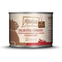MjAMjAM Nassfutter Katze Adult, Purer Fleischgenuss 6x200 g Känguru