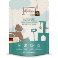 MjAMjAM Nassfutter Katze Adult, Quetschie Purer Fleischgenuss 6x300 g Pute
