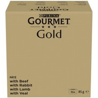 GOURMET Gold Feine Pastete Sorten-Mix 96x85g