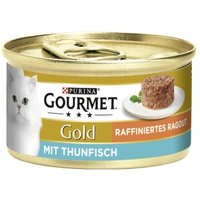 GOURMET Gold Raffiniertes Ragout 12x85g Thunfisch