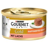 GOURMET Gold Raffiniertes Ragout 12x85g Lachs