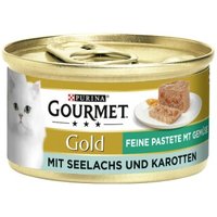 GOURMET Gold Feine Pastete 12x85g Seelachs und Karotten