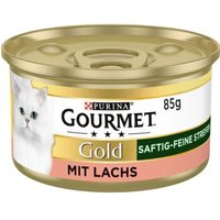 GOURMET Gold Saftig-feine Streifen 12x85g Lachs