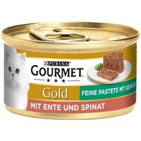 GOURMET Gold Feine Pastete 12x85g Ente und Spinat