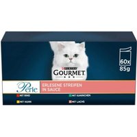 GOURMET Perle Erlesene Streifen in Sauce Sorten-Mix 60x85g