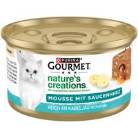 GOURMET PURINA Adult Natures Creations Mousse 12 x 85 g Kabeljau