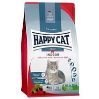 HAPPY CAT Indoor Trockenfutter Katze Adult, Voralpen-Rind 4 kg