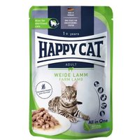 HAPPY CAT Culinary Nassfutter Katze Adult, Weide Lamm,Meat in Sauce 20x85 g