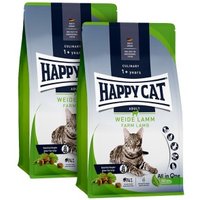 HAPPY CAT Culinary Trockenfutter Katze Adult, Weide-Lamm 2x10 kg