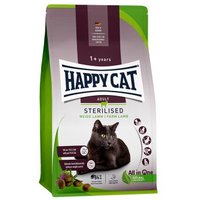 HAPPY CAT Sterilised Trockenfutter Katze Adult, Weide-Lamm 1,3 kg