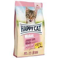 HAPPY CAT Minkas Trockenfutter Katze Junior, Care, Geflügel 10 kg