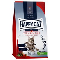 HAPPY CAT Culinary Trockenfutter Katze Adult, Voralpen-Rind 1,3 kg