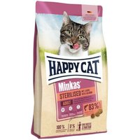 HAPPY CAT Minkas Trockenfutter Katze, Adult, Sterilised, Lachs 2x10 kg