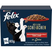 Felix  Köstliche Scheibchen 10 x 80 g Geschmacksvielfalt vom Land