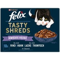 Felix Tasty Shreds Geschmischte Vielfalt 80x80g