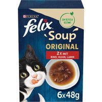 Felix Soup Suppe 6x48g Rind, Huhn und Lamm