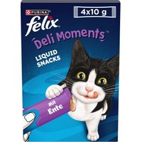 Felix Katzensnack Deli Moments 4 x 10 g Ente