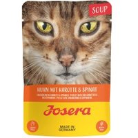 Josera Soup Katze, Adult, Huhn mit Karotte & Spinat 16x70 g