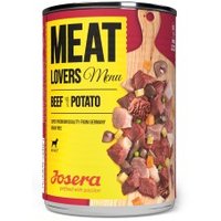 Josera Nassfutter Hund, Adult, Meat Lovers Menu, Rind 6x400 g