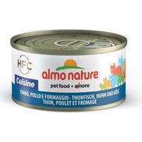 Almo nature HFC Natural Thunfisch, Huhn und Käse 24x70 g