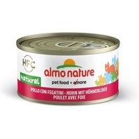 Almo nature HFC Natural Huhn und Leber 24x70 g