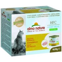 Almo nature HFC Natural Light Meal 4x50 g Huhn