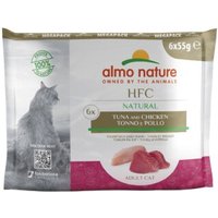 Almo nature HFC 6x55g Thunfisch und Huhn