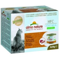 Almo nature HFC Natural Light Meal 4x50 g Thunfisch und Huhn