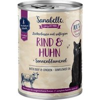 Sanabelle 6x400g Rind und Huhn