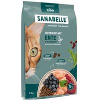Sanabelle Trockenfutter Katze, Adult, Outdoor, mit Ente 2x8 kg