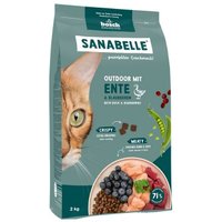 Sanabelle Trockenfutter Katze, Adult, Outdoor, mit Ente 2 kg