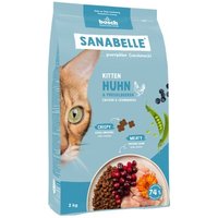 Sanabelle Trockenfutter Katze, Kitten, Huhn 2x2 kg