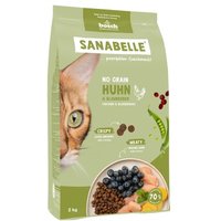 Sanabelle Trockenfutter Katze, Adult, No Grain, Huhn 2x2 kg