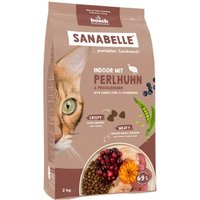 Sanabelle Trockenfutter Katze, Adult. Indoor, mit Perlhuhn 2x2 kg