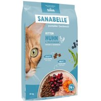 Sanabelle Trockenfutter Katze, Kitten, Huhn 2x8 kg