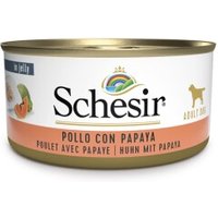Schesir Adult 18x150g Huhn mit Papaya