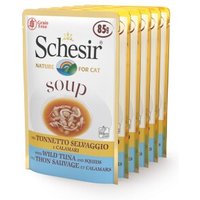 Schesir Suppe 6x85g Thunfisch mit Tintenfisch