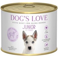 DOG'S LOVE Junior Lamm mit Kürbis 6x200 g
