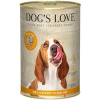 DOG'S LOVE Adult Fleisch Pur B.A.R.F. 6x400g Pute