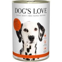 DOG'S LOVE Adult Classic 6x400g Rind mit Apfel und Spinat