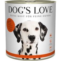 DOG'S LOVE Adult Classic 6x800g Rind mit Apfel und Spinat
