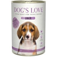 DOG'S LOVE Junior Lamm mit Kürbis 6x400 g