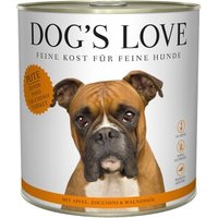 DOG'S LOVE Adult Classic 6x800g Pute mit Apfel und Zucchini