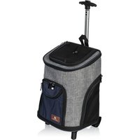 Knuffelwuff Hunderucksack Tajumulco Trolley faltbar 2 in 1 mit Rollen und Griff