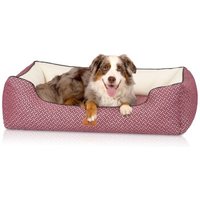 Knuffelwuff orthopädisches Design Hundebett Sanford rot XXL