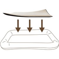 Knuffelwuff kuschelige Einlage Teddy für Hundebett Form: Globetrotter weiß XXL